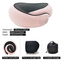 Memory Foam Travel Neck Pillow | U-Shaped Snail Design | Portable & Adjustable Sleep Support
