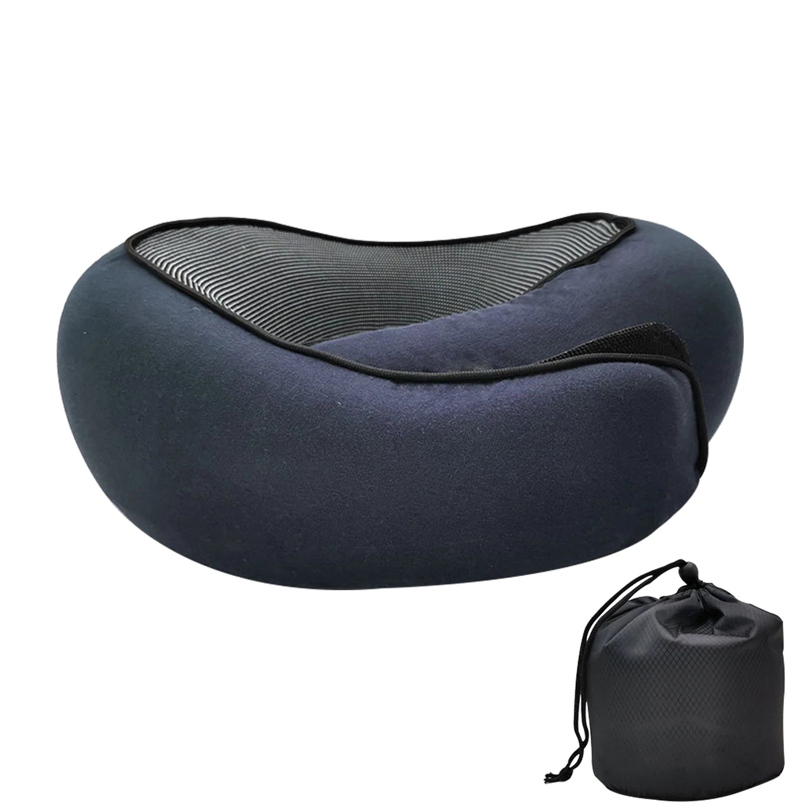 Memory Foam Travel Neck Pillow | U-Shaped Snail Design | Portable & Adjustable Sleep Support