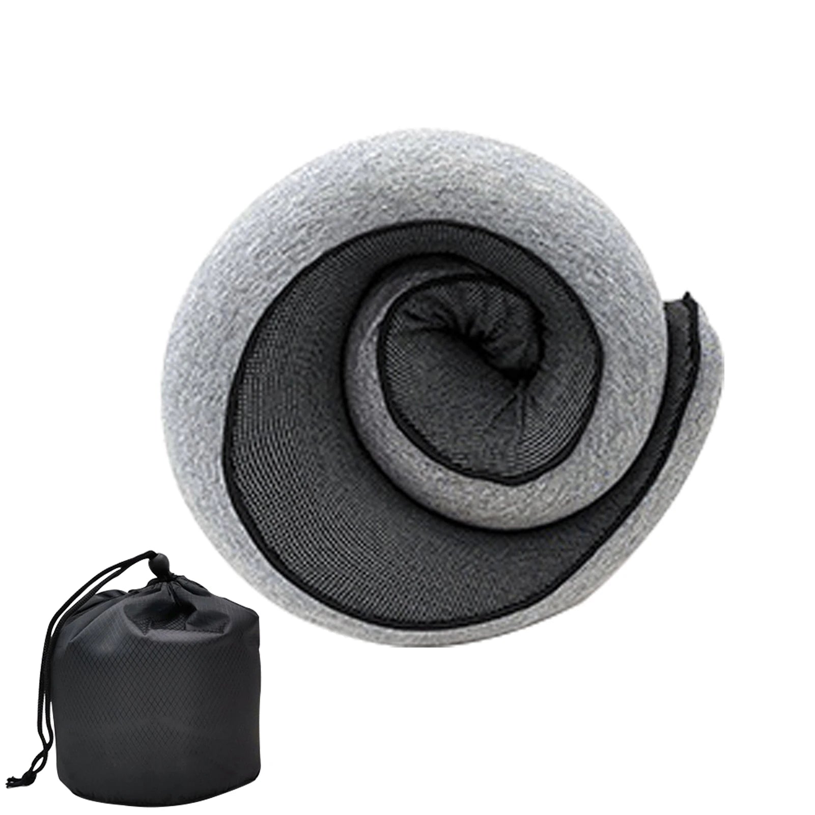 Memory Foam Travel Neck Pillow | U-Shaped Snail Design | Portable & Adjustable Sleep Support