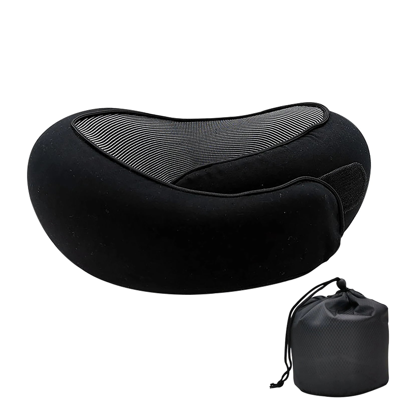 Memory Foam Travel Neck Pillow | U-Shaped Snail Design | Portable & Adjustable Sleep Support