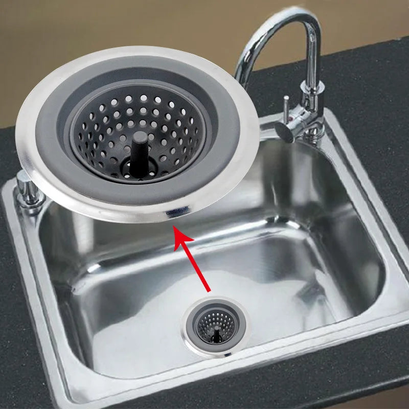 Silicone Sink Filter & Hair Catcher — Stop Blockages Before They Start