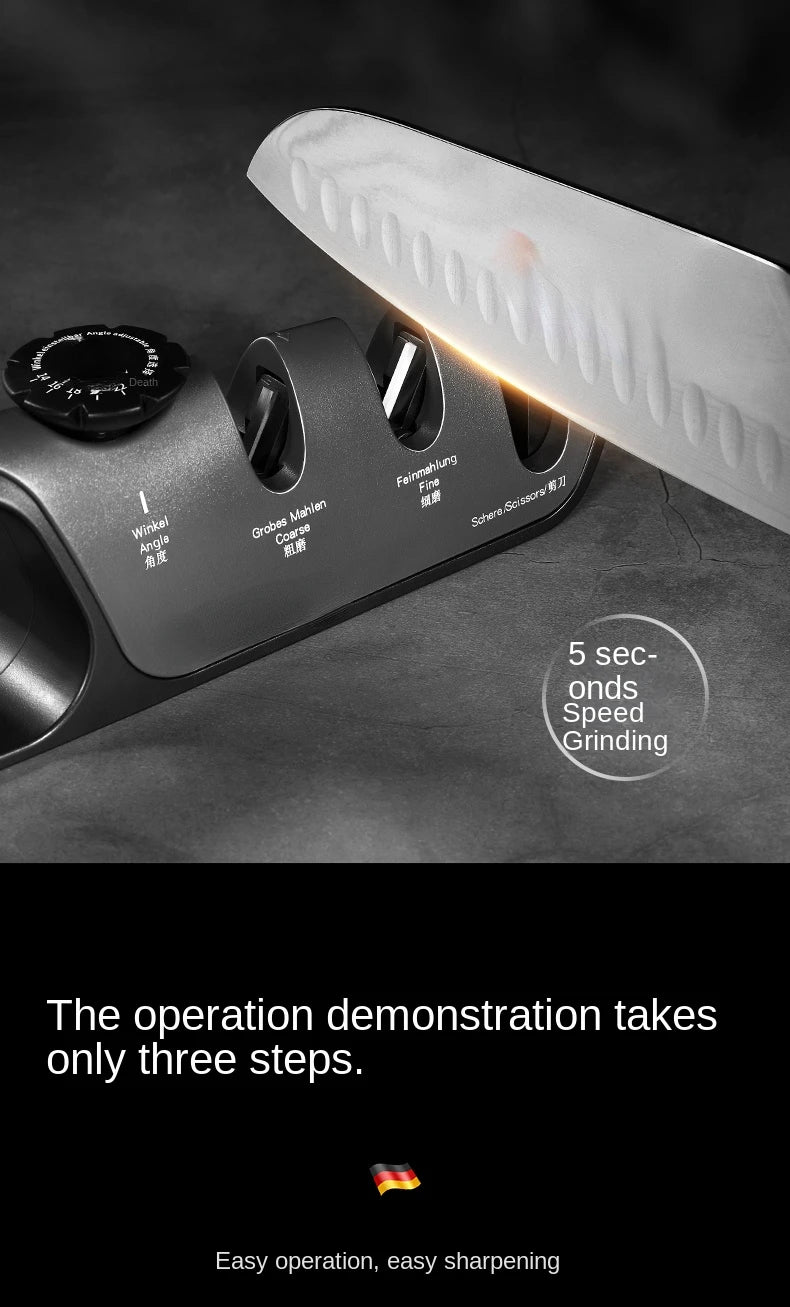 5-in-1 Professional Knife Sharpener — Restore Any Blade in Seconds