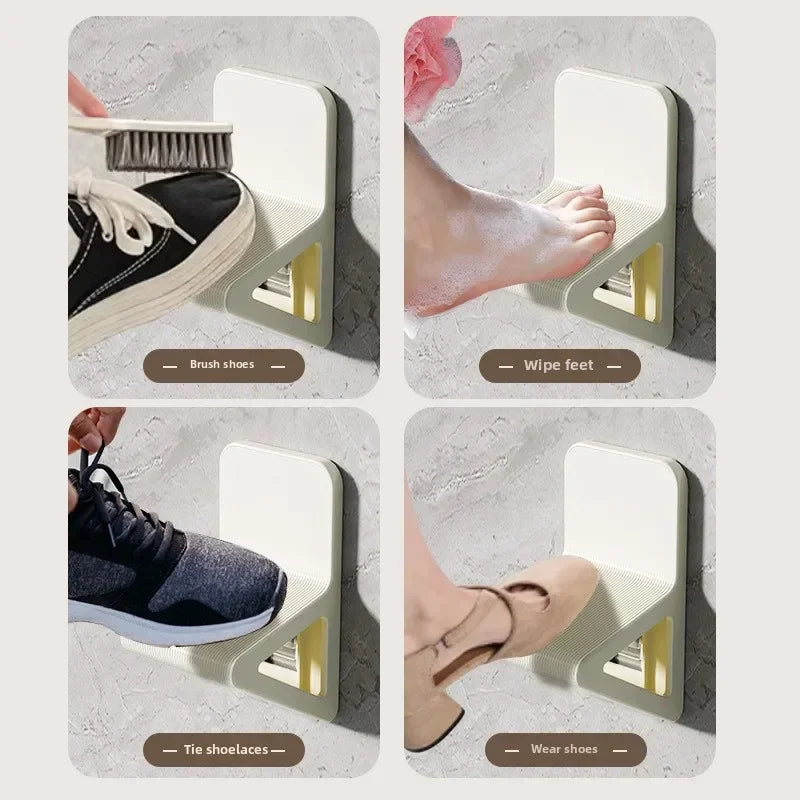No-Drill Wall-Mounted Shower Hose Hook | LED Accent | Adhesive Bathroom Holder