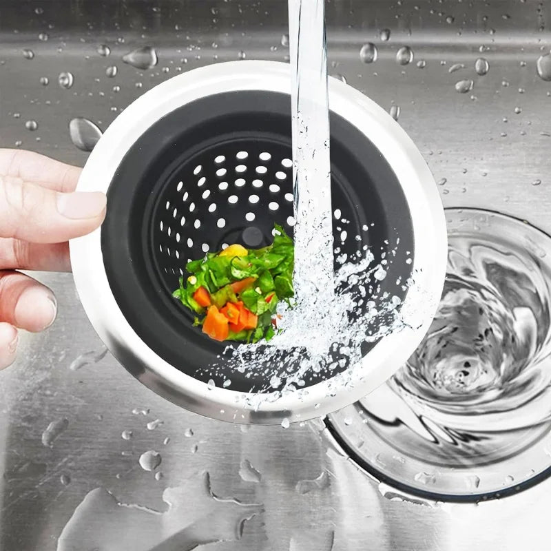 Silicone Sink Filter & Hair Catcher — Stop Blockages Before They Start