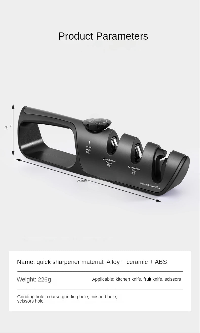 5-in-1 Professional Knife Sharpener — Restore Any Blade in Seconds