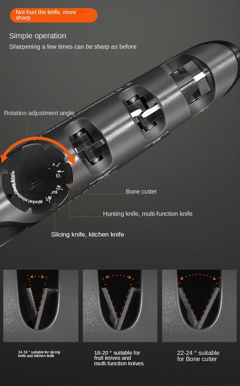 5-in-1 Professional Knife Sharpener — Restore Any Blade in Seconds