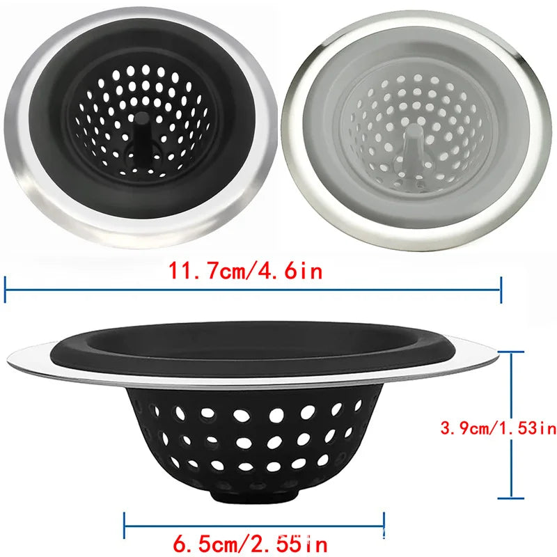 Silicone Sink Filter & Hair Catcher — Stop Blockages Before They Start