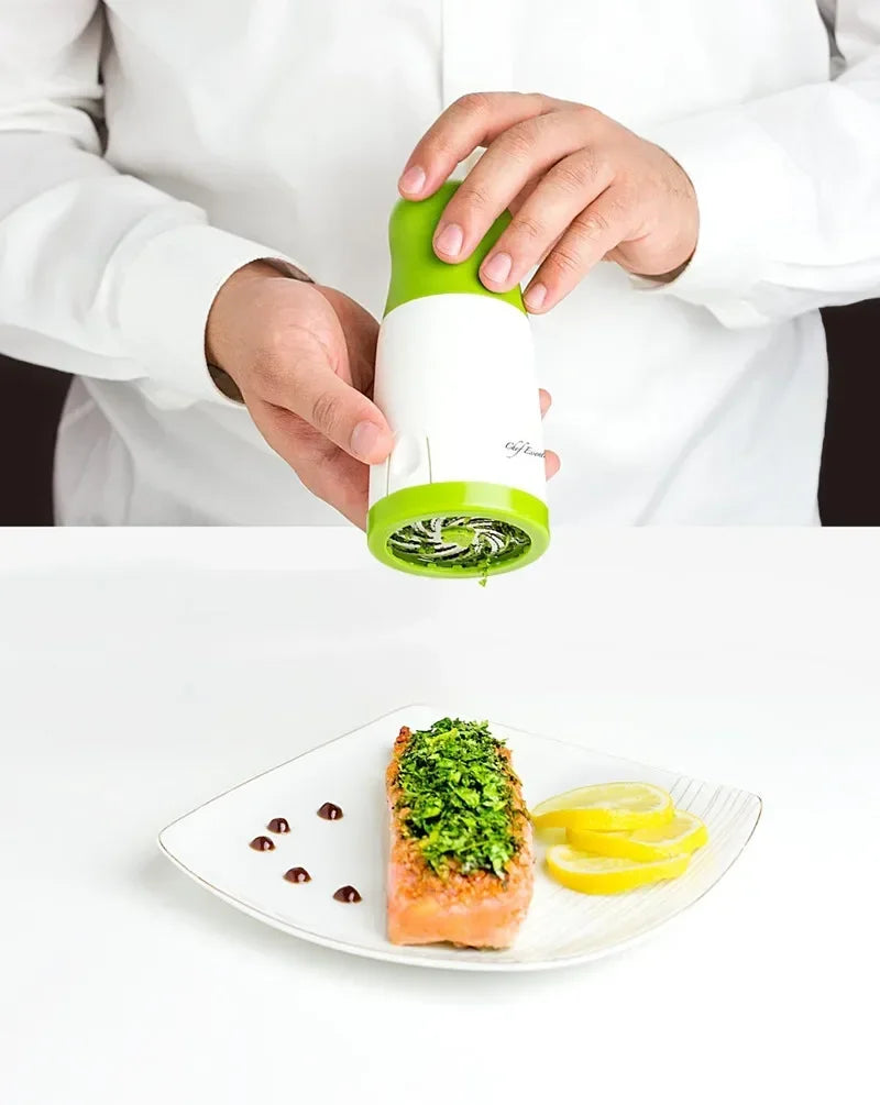 Handheld Rotary Cheese Grater | 2 Interchangeable Blades | Stainless Steel & ABS