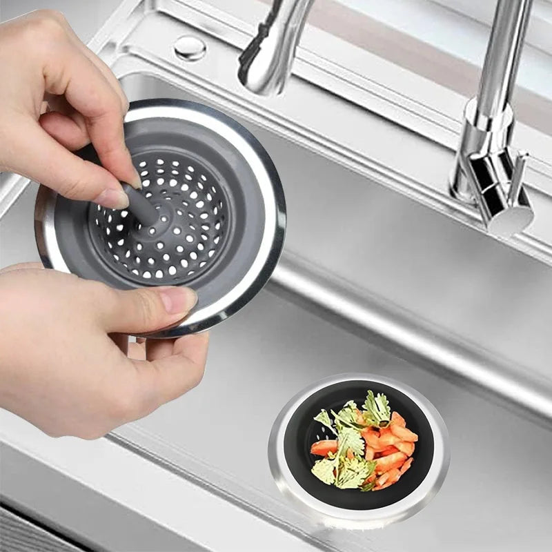 Silicone Sink Filter & Hair Catcher — Stop Blockages Before They Start