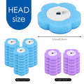 Disposable Toilet Brush Set — Hygienic Replacement Heads with Wall-Mount Holder