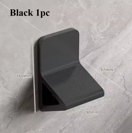 No-Drill Wall-Mounted Shower Hose Hook | LED Accent | Adhesive Bathroom Holder
