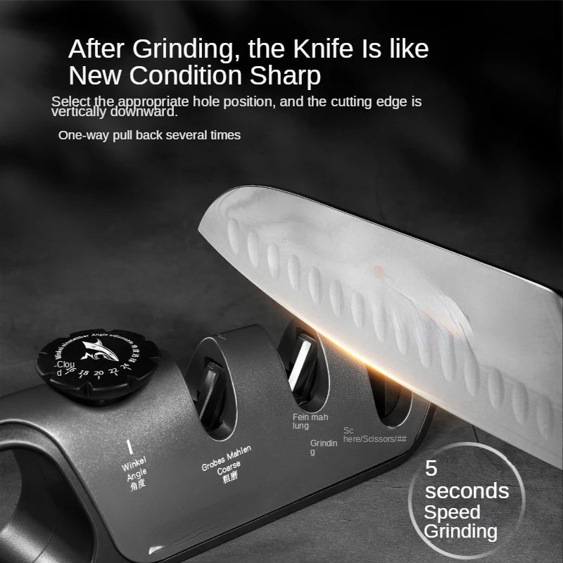 5-in-1 Professional Knife Sharpener — Restore Any Blade in Seconds