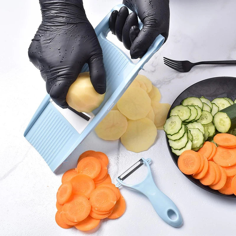 5-in-1 Mandoline Vegetable Slicer — Quick & Easy Food Prep for Every Kitchen