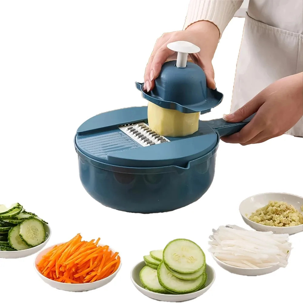 9-in-1 Vegetable Cutter & Slicer — Multi-Function Food Chopper for Easy Meal Prep